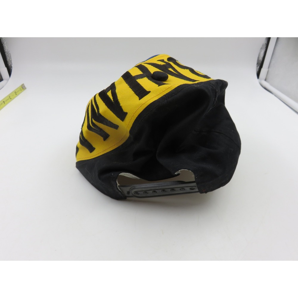 Bahama Sport Vtg Snapback Hat Blue Yellow Black The Bahamas Souvenir Cap 58cm - Picture 4 of 7